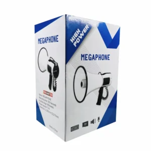 Megaphone rechargeable avec sirène,