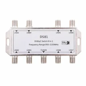 Diseqc switch 8X1 without rain cove