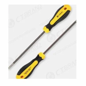 Screwdriver with nickel frosted tip